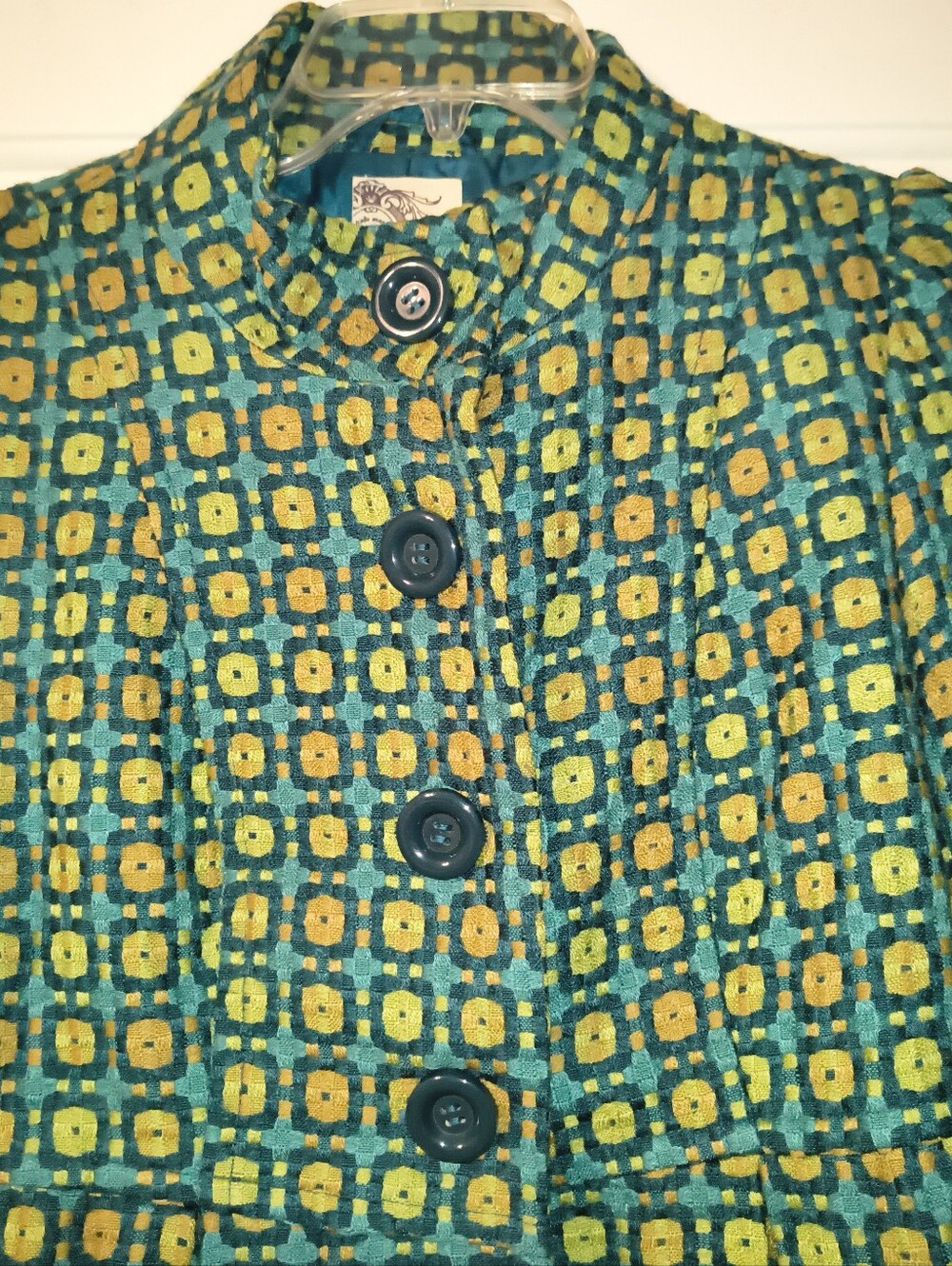 Tulle Patterned Coat – Size M - Picture 2 of 5